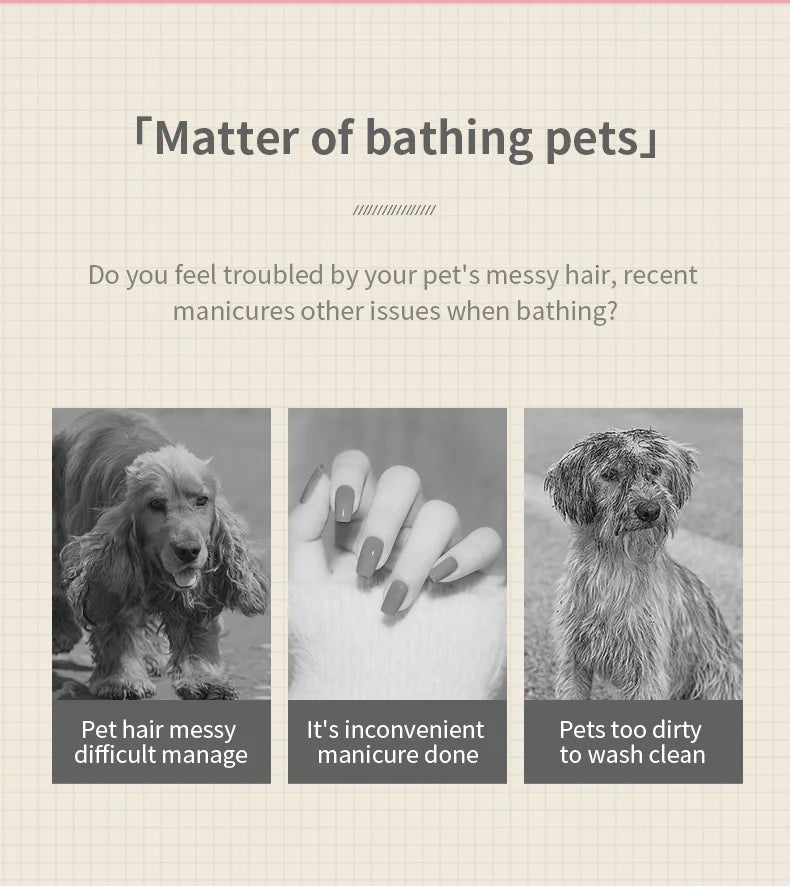 Cepillo 3 en 1 para Perros y Gatos con Spray, Masaje y Eliminación de Pelo, Plegable y Rotatorio para Baño y Grooming