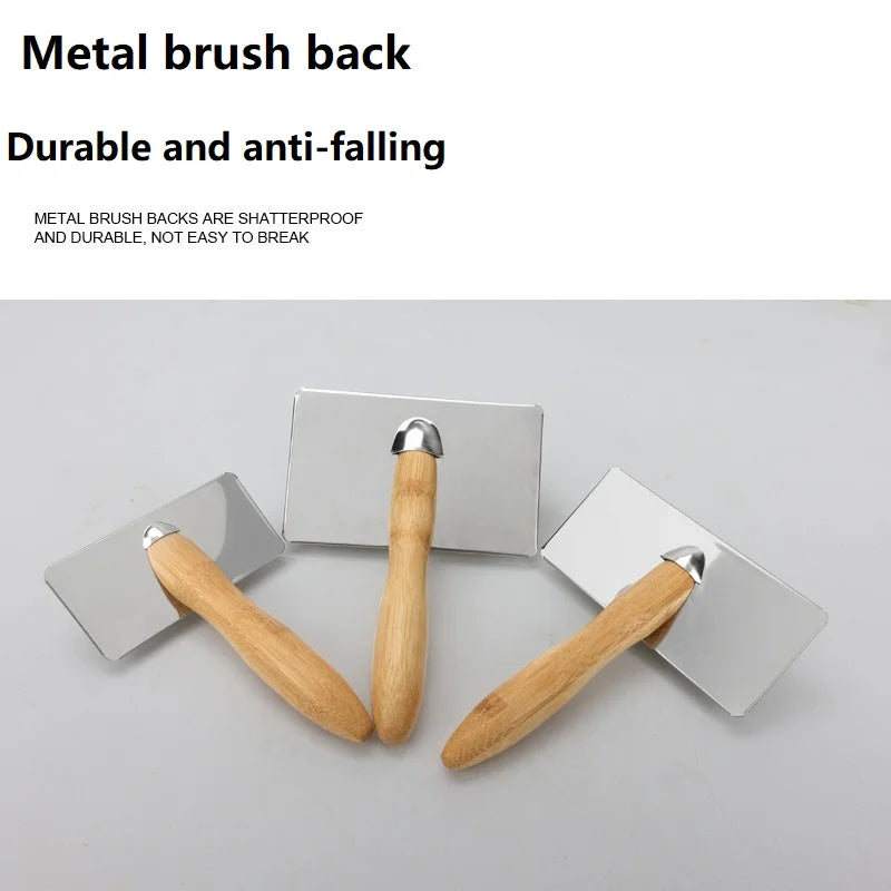 Cepillo de Madera para Perros y Gatos, Ideal para Pelo Largo, Elimina Pelo Suelto y Proporciona Masaje durante el Cepillado